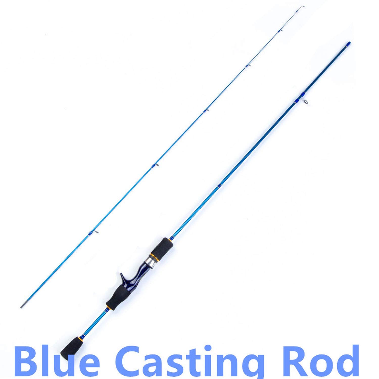 Spinning Rod 1.5-5g Lure Weight 3-7lb Line Ultralight Carbon Lure Fishing Rod,Sky Blue,1.8 m