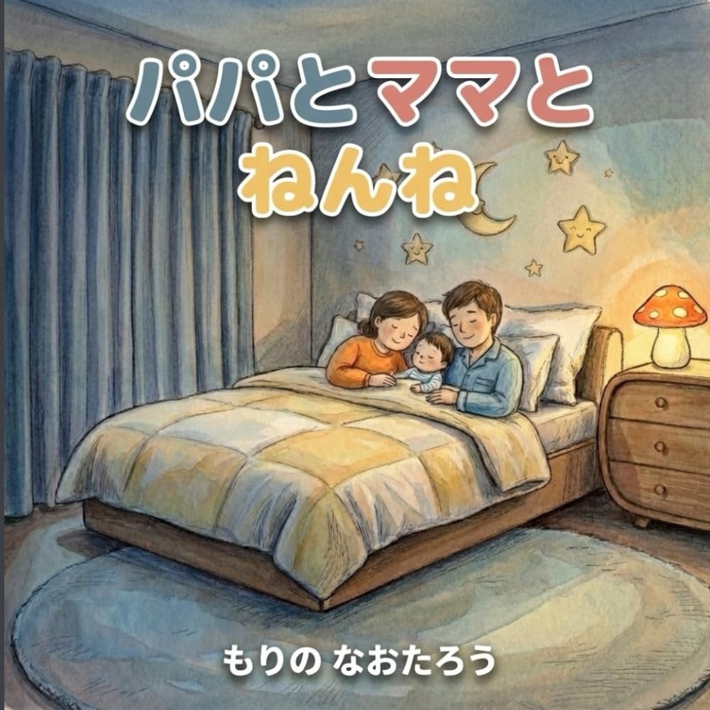 パパと ママと ねんね: 【0歳・1歳】読むだけで赤ちゃんがぐっすり！心安らぐ寝かしつけ絵本