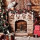 Weihnachtsstrumpf Set 4 Stück , Nikolausstrumpf für Weihnachtsdeko, Weihnachten Christmas Stocking für Weihnachtsbaum Kamin Deko, Weihnachtssocken für Weihnachten Geschenke (Style2)
