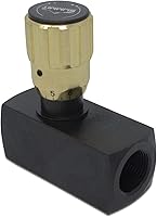 Vista 4 de Válvula de control de flujo variable ajustable en línea hidráulica w/flujo de revolución libre, 3/4" NPT