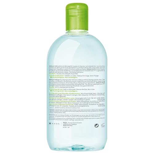 Miniatura 8 de Bioderma - Sébium H2O - Agua Micelar - Limpieza y Eliminación de Maquillaje - para Piel Combinación a Grasa