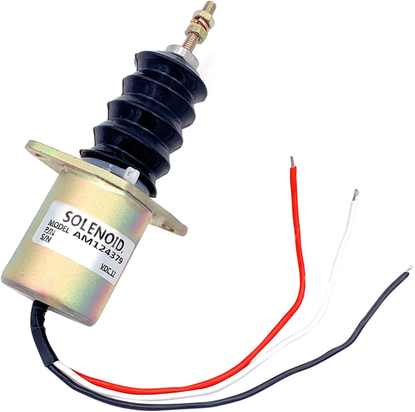 Disenparts AM124379 AM103337 Fuel Shut off solenoid for John Deere F915