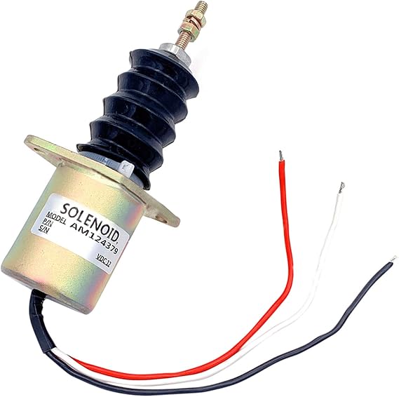 Disenparts AM124379 AM103337 Fuel Shut off solenoid for John Deere F915