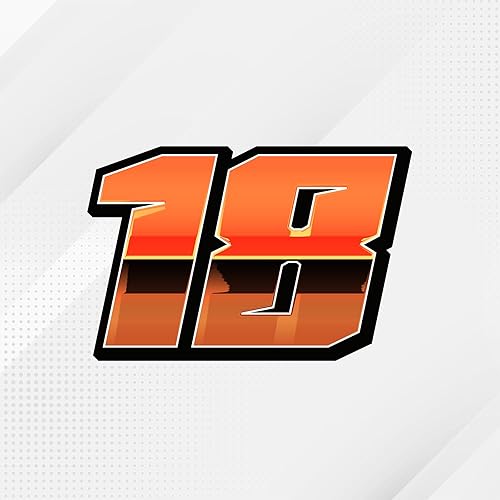 MC MOTOPARTS 3 unids pegatinas de números personalizados carreras vinilo calcomanías día MX Dirt Bike Motocross 3-10 pulgadas T25 para PW50 DR-Z50