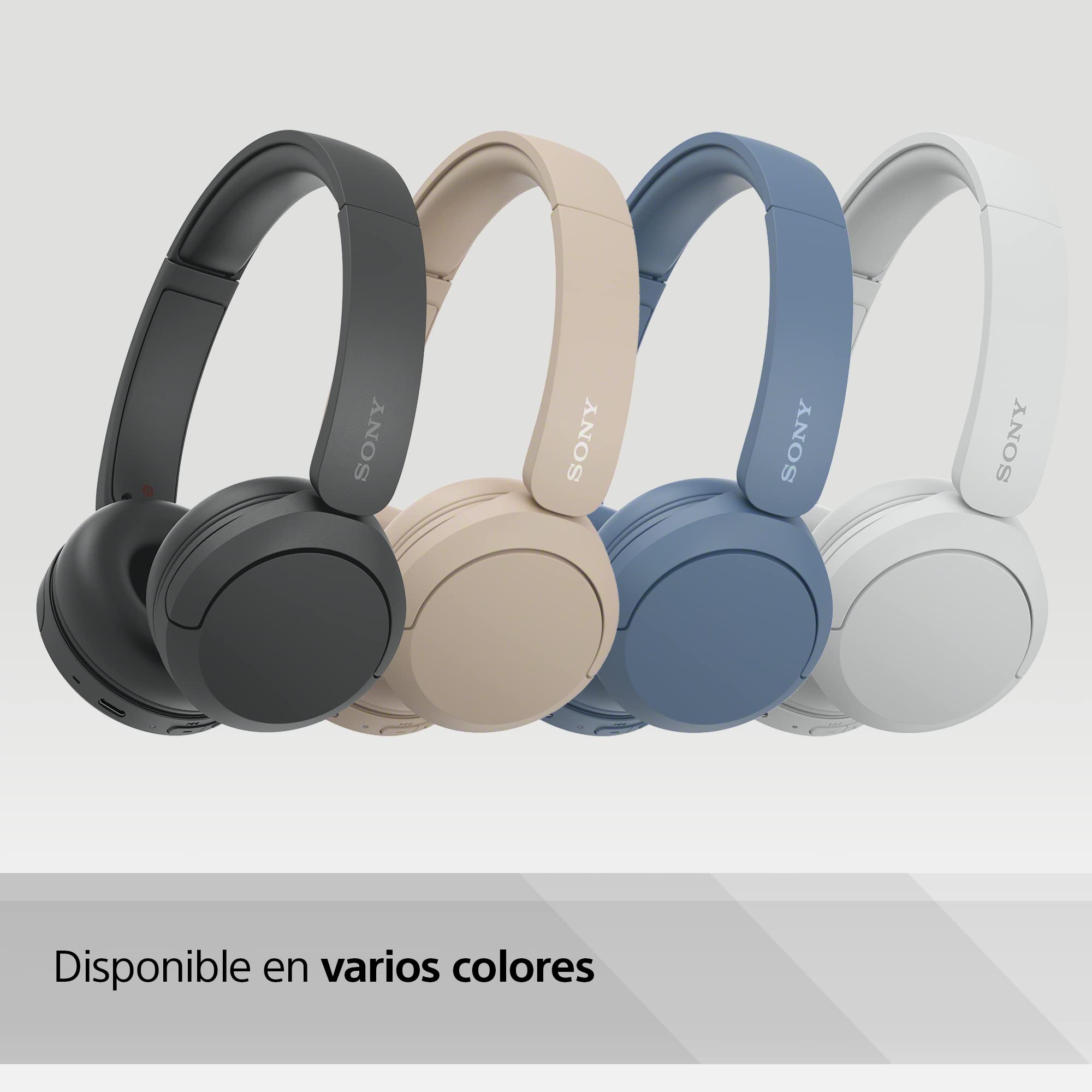 Sony WH-CH520 Auriculares de diadema inalámbricos Bluetooth, diseño ligero, 50 h de batería, carga rápida, ecualizador, llamadas nítidas, iOS y Android - Azul — view 7
