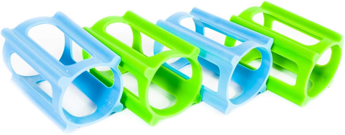 SKATERTRAINER The Official Skater Trainers | Patented Accessories for Skateboards Wheels | Engineered and Made in USA (Combo Neon Green/Blue Set)