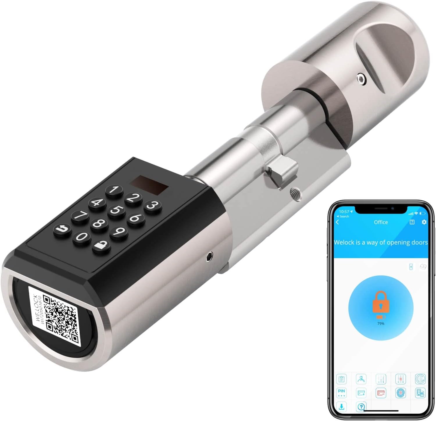 Burg Wächter Elektronisches Türschloss Tse Set 4001 Home BURG-WÄCHTER Elektronisches Türschloss secuENTRY für Haustüren