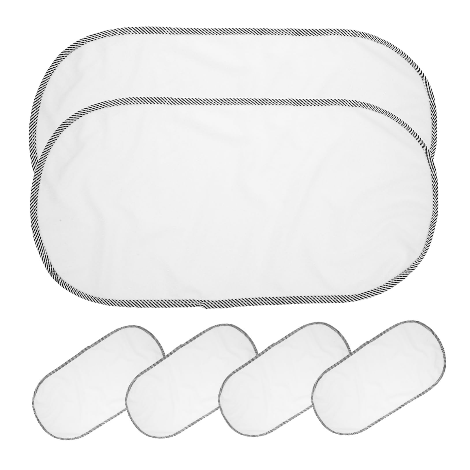 Set 6 Pezzi Cuscino Fasciatoio Portatile in Cotone Morbido e Design Confortevole per Cambio Pannolino in Viaggio