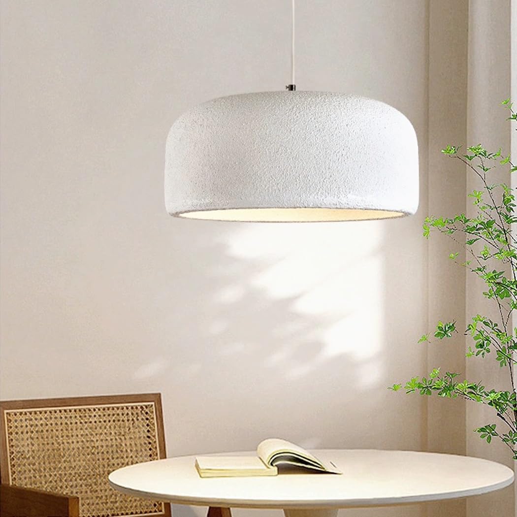 Style Japonais Wabi Sabi suspension moderne 50 Cm blanche pour chambre