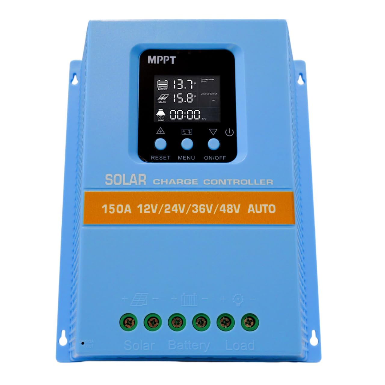 150A MPPT Solar Charge Controller, 12V 24V 36V 48V, LCD Display, Max 100V Input, Dual USB, for Lead-Acid and Lithium Batteries-picture-14