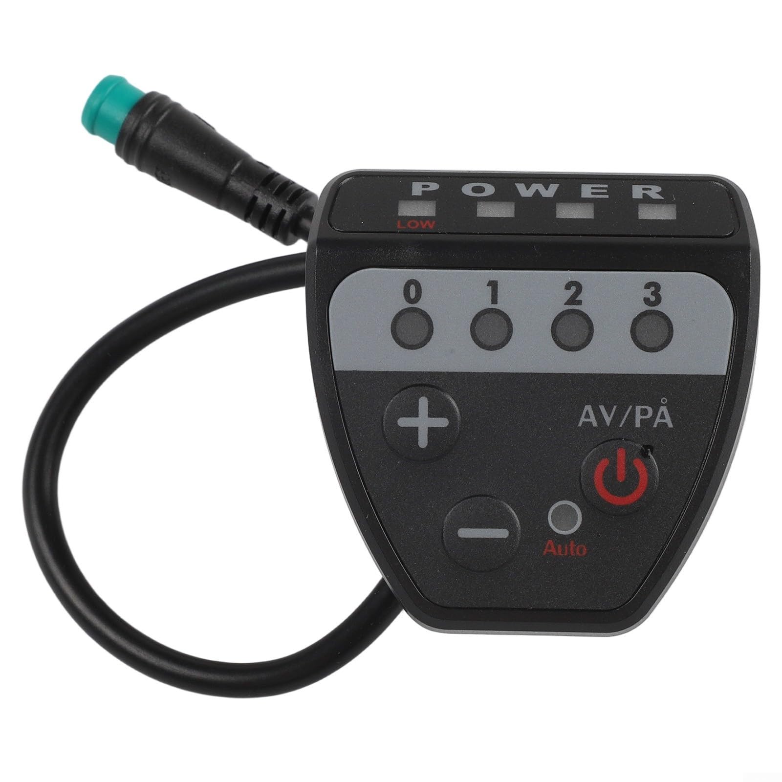 Display a LED per Ebike, 36 V, 48 V, controller impermeabile a 5 pin con corpo in ABS, grado di protezione IP65, trasparente, per batteria e ingranaggi, compatibile con scooter con protocollo 02OMD