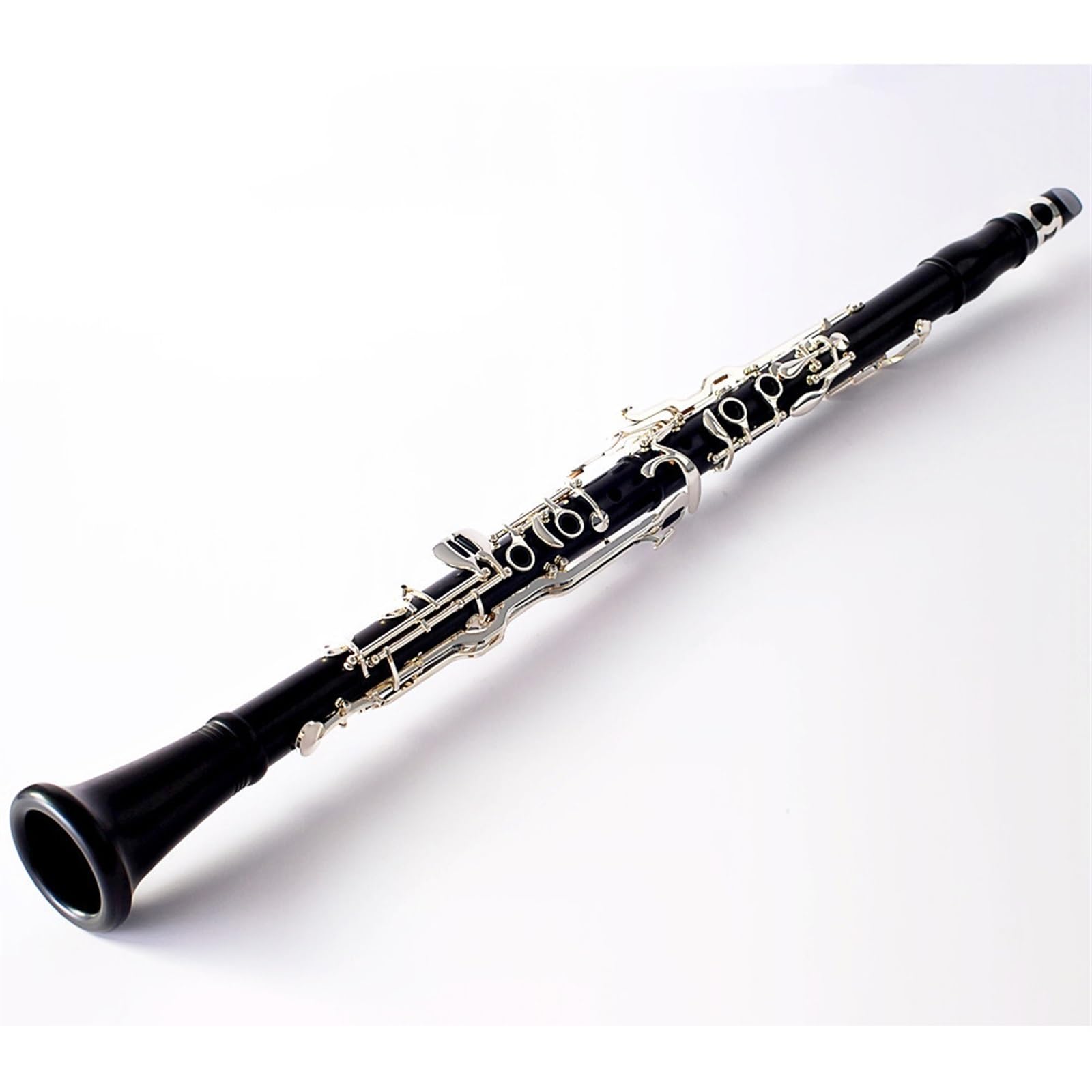 Klarinetteninstrument Klarinette Aus Versilbertem Ebenholz Mit G-Klappe Professionelle Performance-Klarinette Schwarzes Holzblasinstrument