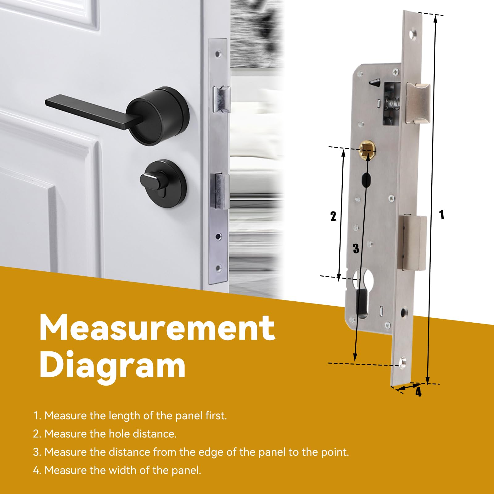 Aartner Stainless Steel mortice Door Lock - Image 4