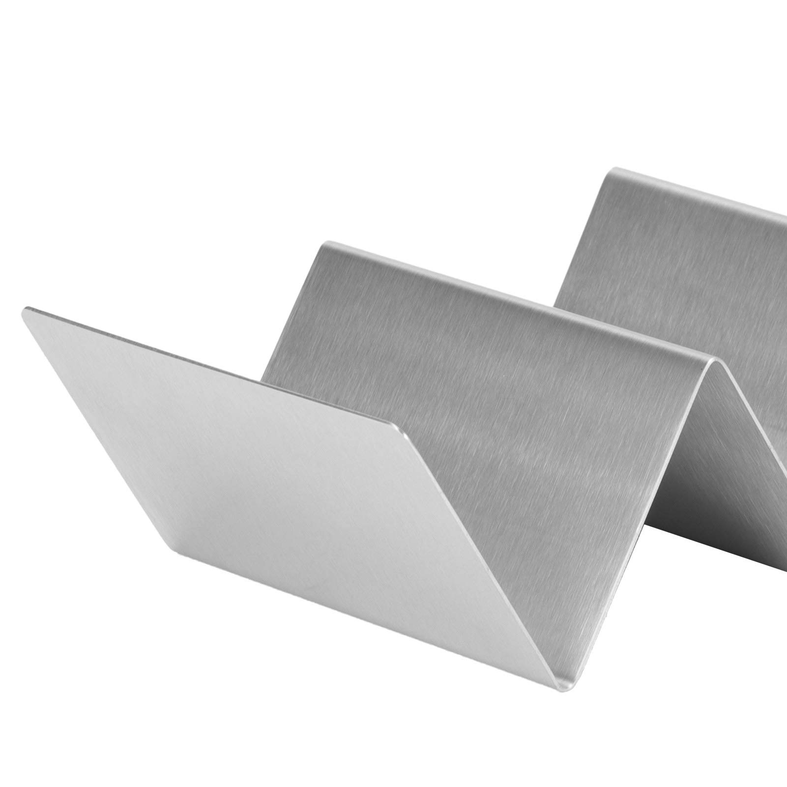 4Pcs Taco Holders, WShape Stainless Steel Taco Holders, Taco Stands Pancakes Stand, Kitchen Tool for Restaurant Dining Room