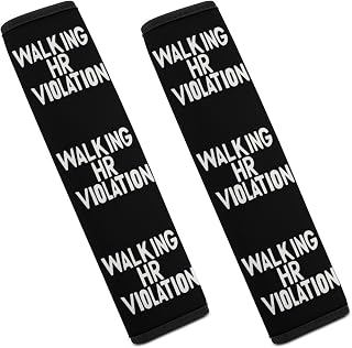 Walking HR Violation Universal Seat Belt Pad Comfort Car Seatbelt Shoulder Strap Cover Car Accessories