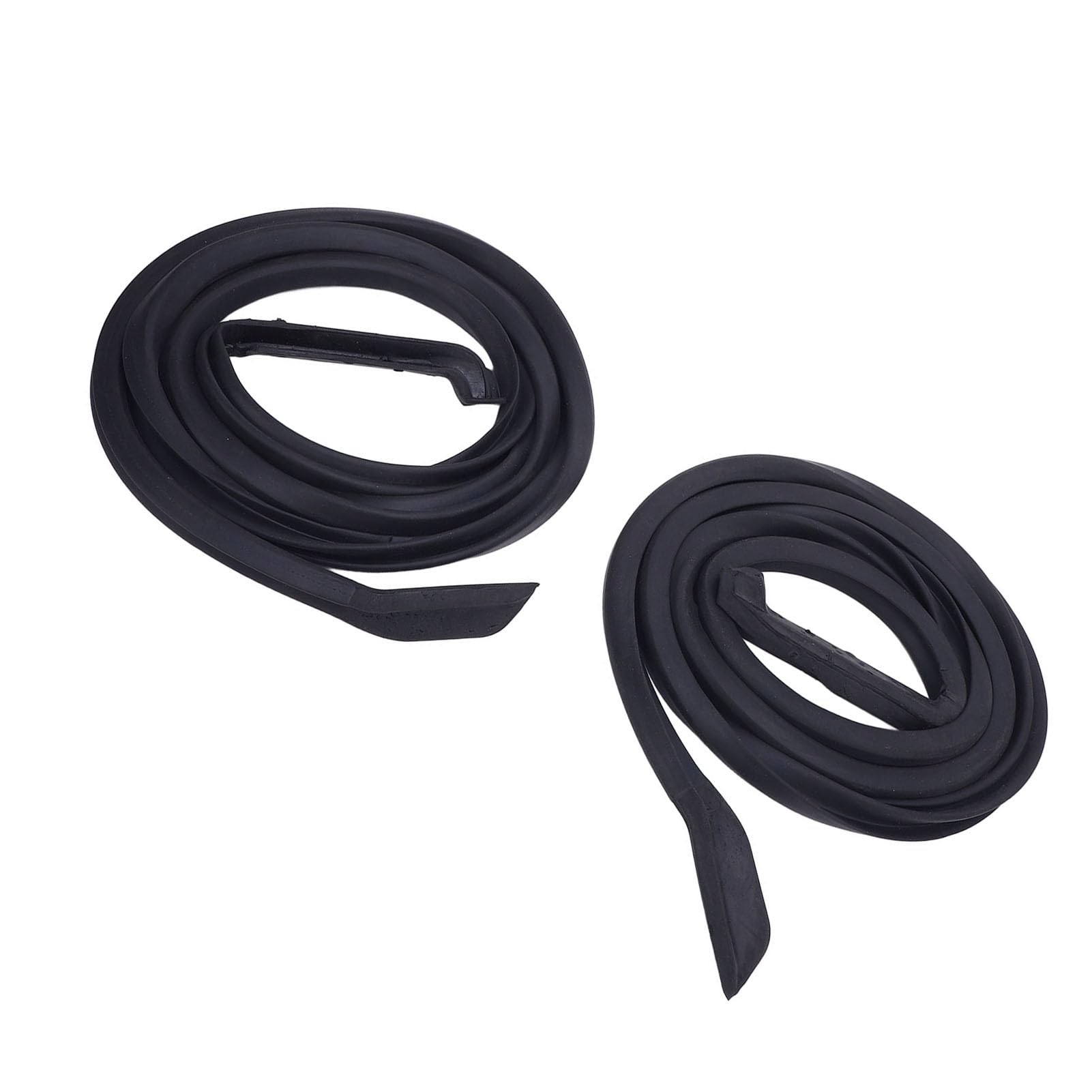 Keenso Guarnizione Protettiva per Portiera Automobilistica, Sostituzione per Capri 1967 1968 OEM C7ZZ6520531A C7ZZ6520530A, Guarnizione in Gomma di Alta qualità con Lampadina Superiore
