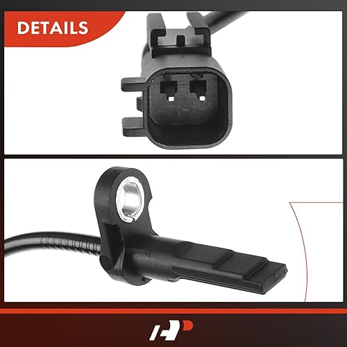 Miniatura 7 de A-Premium Sensor de velocidad de rueda ABS compatible con modelos Ford, Mustang 2015-2016/2018-2020, lados traseros del conductor y del pasajero,