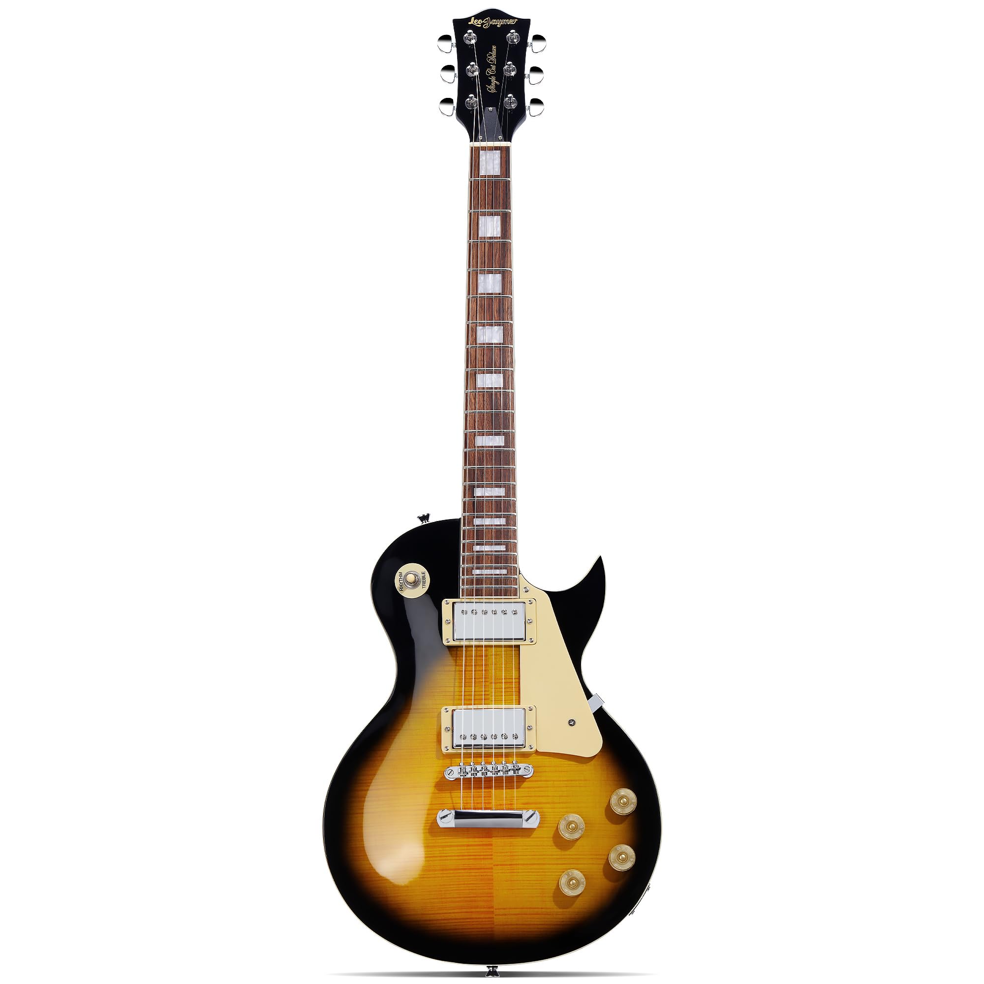 Amazon.com: Leo Jaymz SC Series Electric Guitar – Mahogany Body