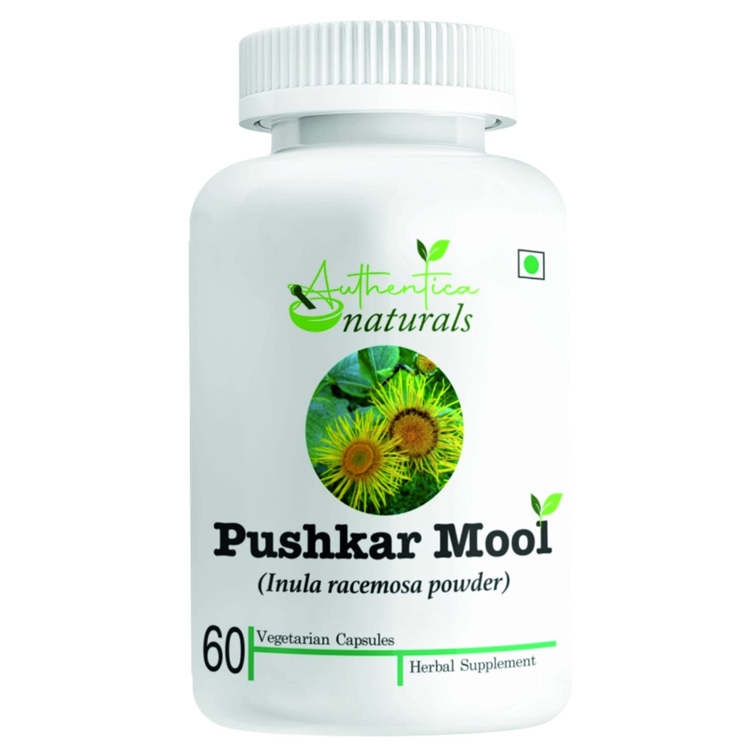 Authentica naturals Pushkarmool Capsules | Inula Racemosa | Balances Blood Pressure | Strengthens Respiratory System Health & Cardiac Output | Slows Down Ageing Process | 850 Mg (60 Vegetarian Capsules) (B08V9GFG5J) Amazon Price History, Amazon Price Tracker