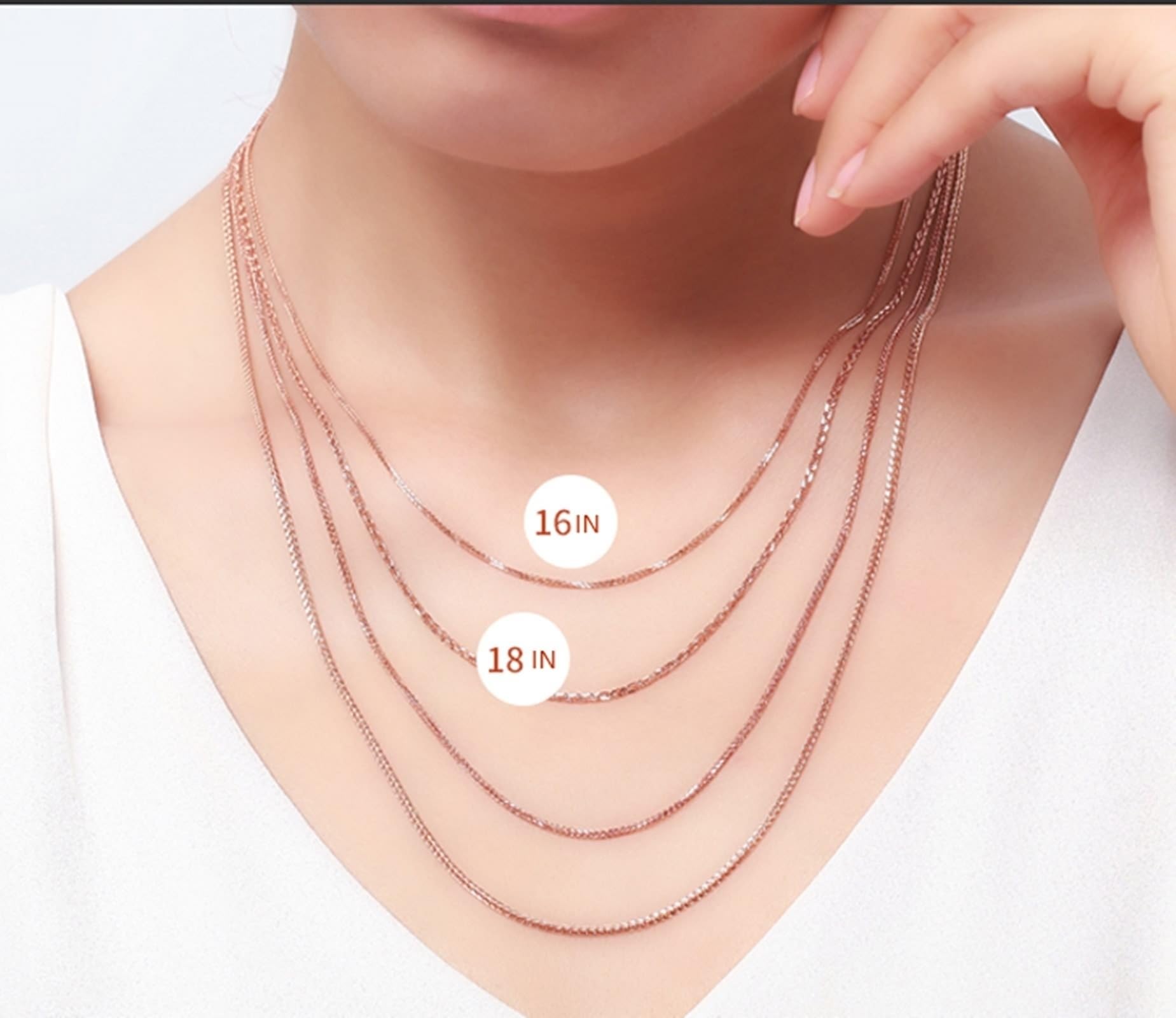 Collar de oro rosa de 18 quilates Au750, cadena de ancla/cadena veneciana/colgante Rolokette colgante, collar para mujer, collar de oro rosa de 18 quilates, collar para mujer, joyas