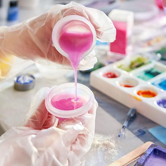 ARTEZA Resin Accessories, 69 Epoxy Tools Including Mixing Cups, Stir Sticks, Pipettes, Hand Drill, Spoons & Tweezers for Crafts