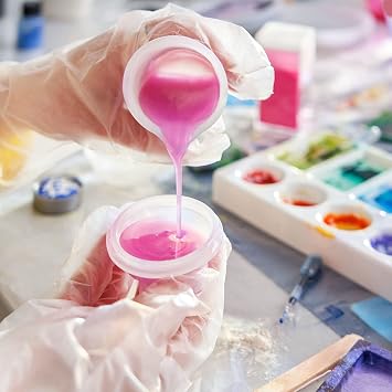 ARTEZA Resin Accessories, 69 Epoxy Tools Including Mixing Cups, Stir Sticks, Pipettes, Hand Drill, Spoons & Tweezers for Crafts