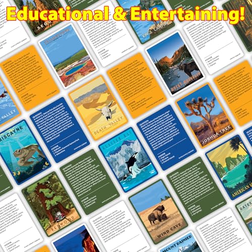 National Parks Pursuit - Juego de Mesa Educativo de Trivia miniatura 5