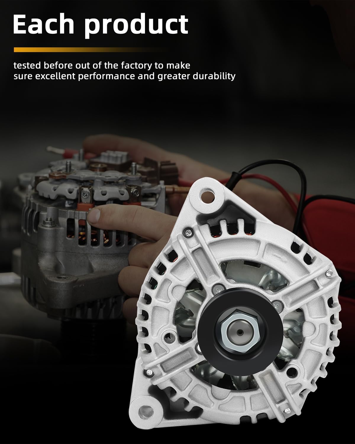 OCPTY alternator fit for 2003-2006 For Hyundai for Santa Fe 2003-2005 For Hyundai Sonata 2003-2005 For Kia Magentis 2003-2005 For Kia Optima