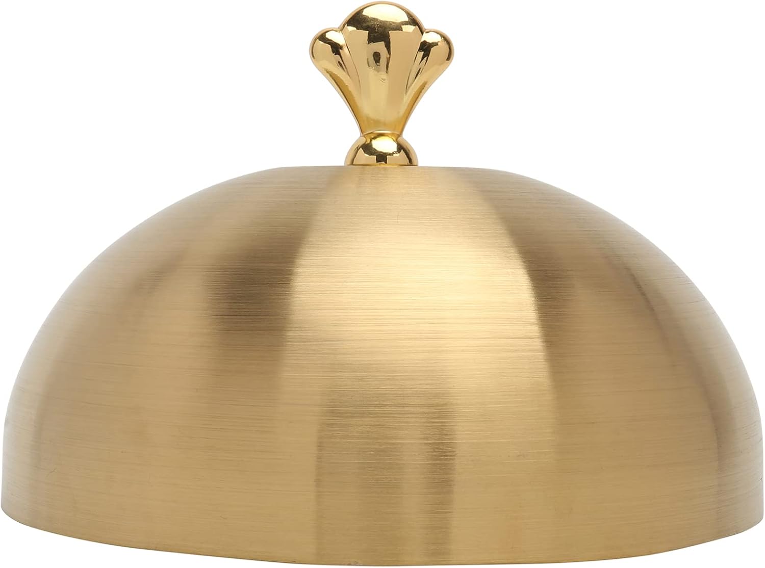 Stainless Steel Food Dome Cover Cheese Melting Dome Steak Dome Cover Cake Butter Dessert Cover Basting Steaming Cover Serving Plate Dish Dome Food Screen for Burgers Sandwiches, 3.5"x7.87"x7.87"