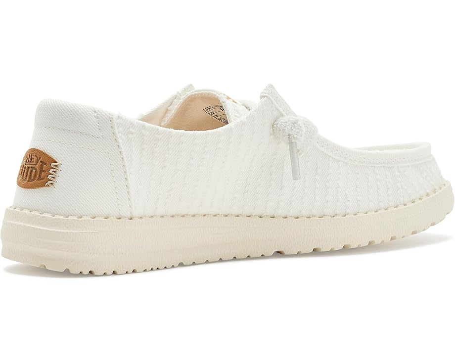 Hey Dude Wendy Frayed Canvas - Bottom View