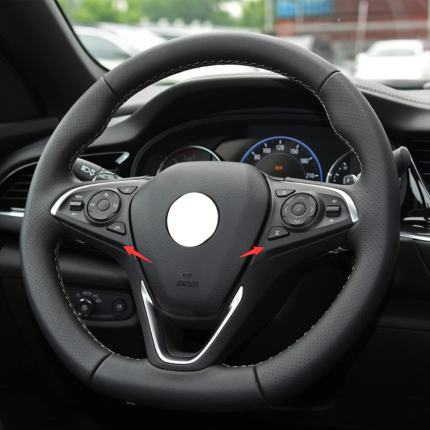 1 Pair Left and Right, Multifunction Steering Wheel Cruise Button Yes, Compatible Instead (the Following car Models) Lacrosse, Enclave 2017-2021 23221772/23221780