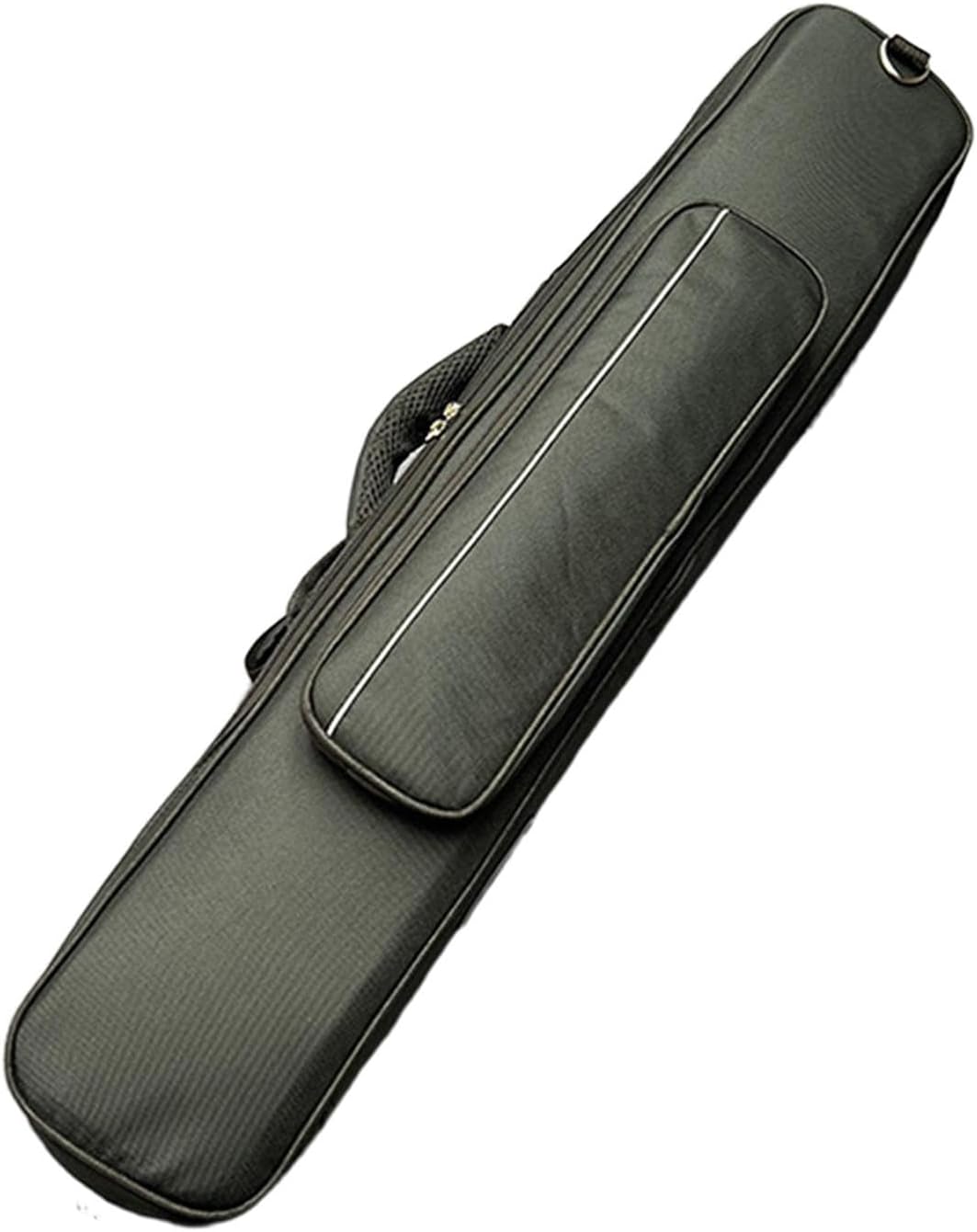 Billiards Pool Storage Bag for 1/2 Billiard Sticks Anti Scratch Lightweight Dustproof Soft Carrying Case Protector, Black