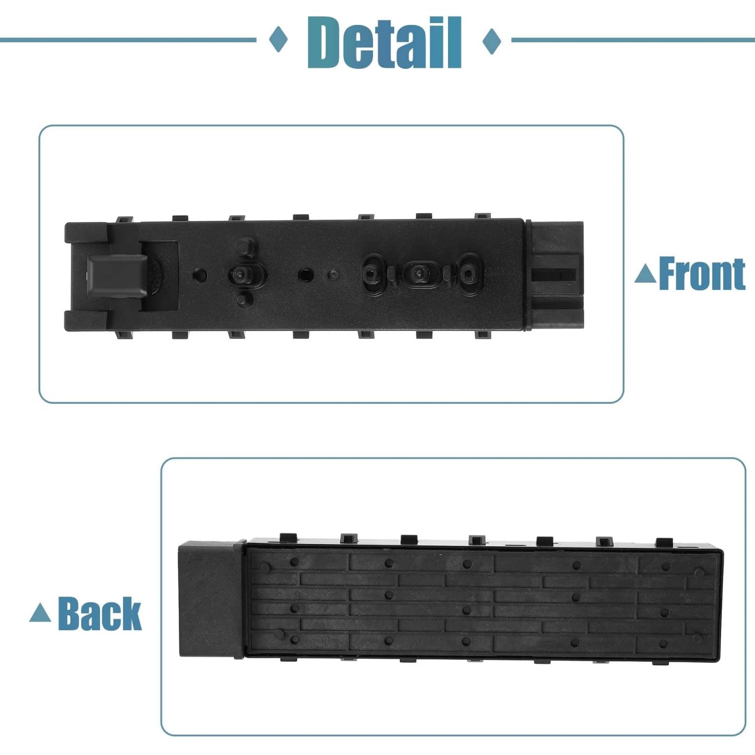 Interruptor de control del asiento eléctrico del lado del conductor para Ford F150, Edge 2007-2014, Explorer 2006-2015, Escape 2013-2018, Expedition 2007-2017, Lincoln MKX 2007-2015, 9L3T14B709FAW