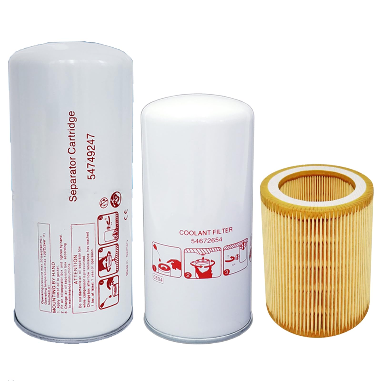 Amazon.com: NABARKI Filter Kit Oil Separator 54749247 Oil