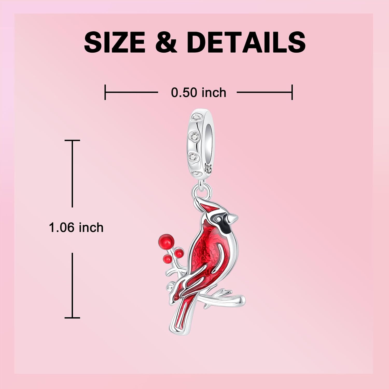 Angel Cross Butterfly Ice Cream Charm 925 Sterling Silver Charm Fits Women's Charm Bracelet & Necklace Jewelry Gifts for Women Family Friends - Image 6