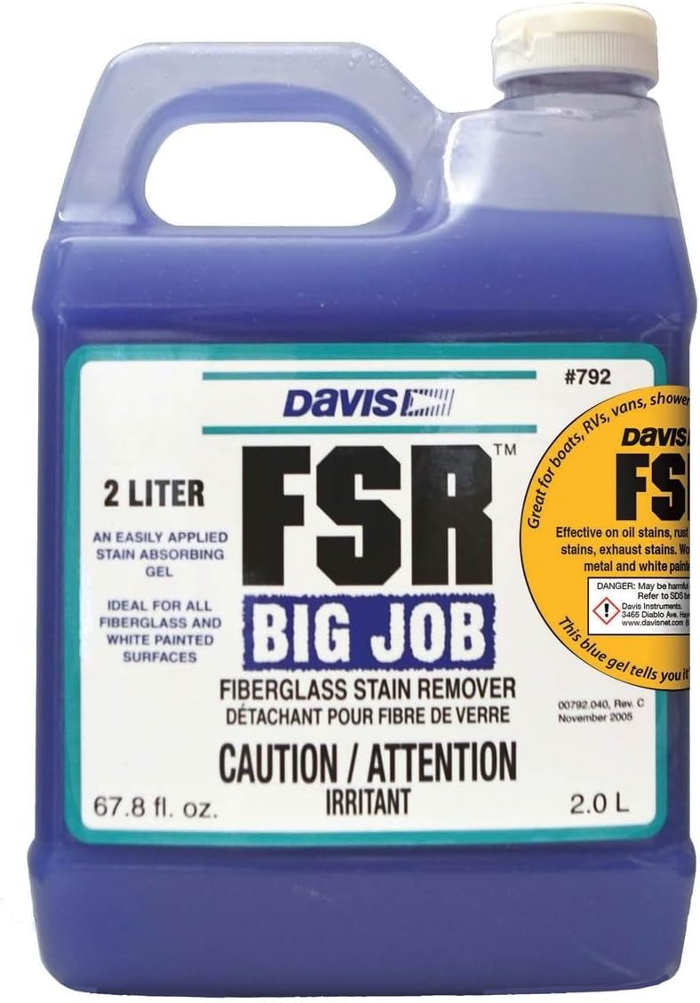 Davis Instruments FSR Big Job Bottle, 2 Litter (792)