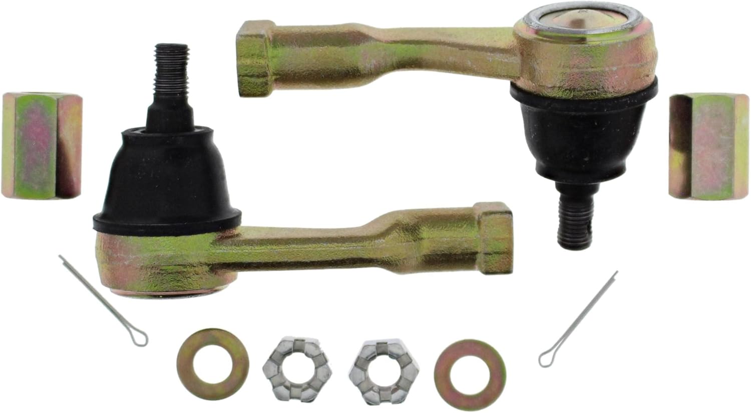 All Balls Racing 51-1074 Tie Rod End Kit Compatible With/Replacement For Kawasaki KAF 450 B (Mule 1000) 1988, KAF 620 (Mule 3010 4x4) 2001-2008, KAF 540 C (Mule 2010) 1990, KAF 540 D (Mule 2020) 1990
