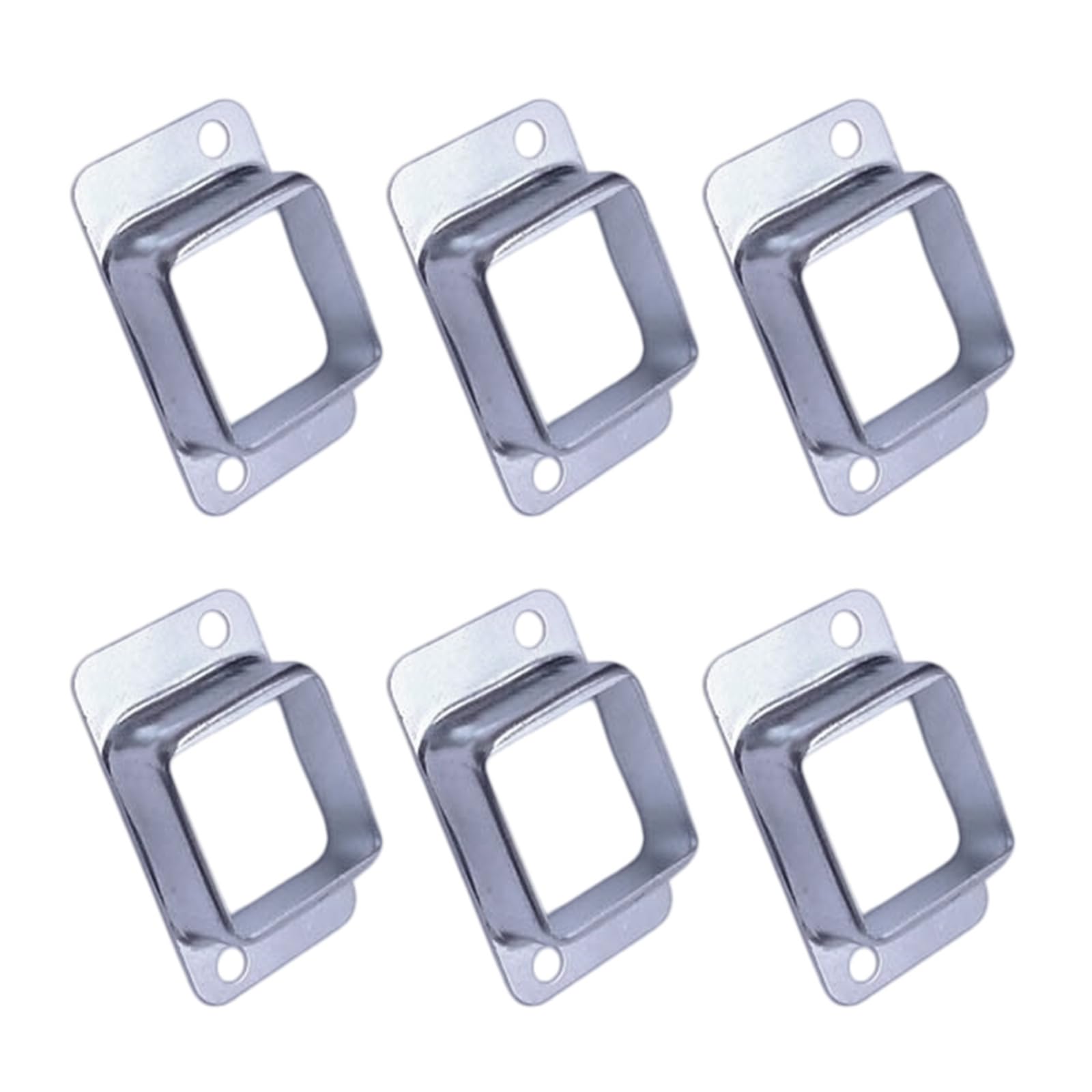 Metal Square Post Flange Base 40Mm Square Pipe Fixings Deck Fence Wall Mount Rails End Bracket Connector Enduring Fence Wall Mount Bracket