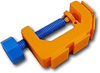 Vista 1 de Abrazadera de pista C a escala 1/64, naranja, compatible con Hot Wheels y Matchbox