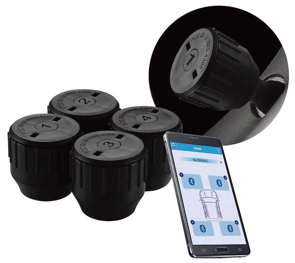 Accutire MS-4388GB Bluetooth Tyre Pressure Monitoring System