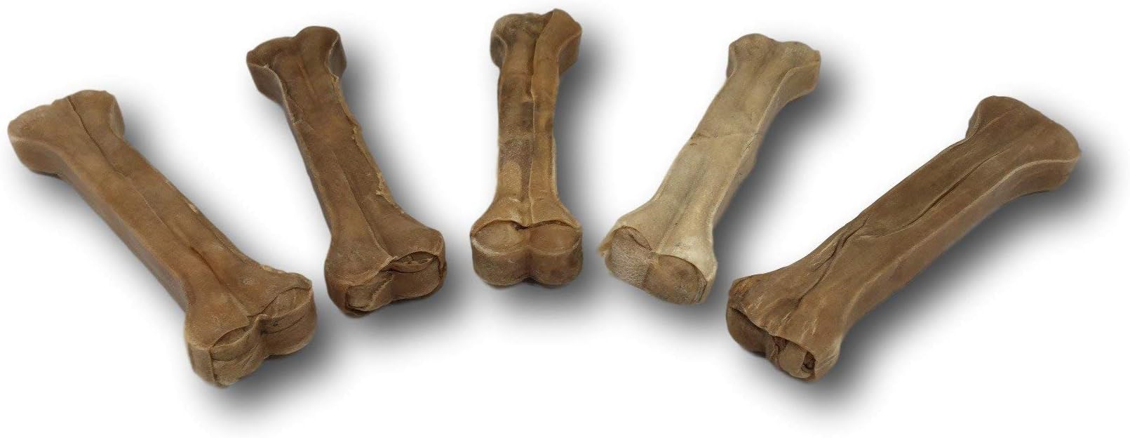 Top Dog Chews 6" Pressed Rawhide Dog Bone 5 Pack