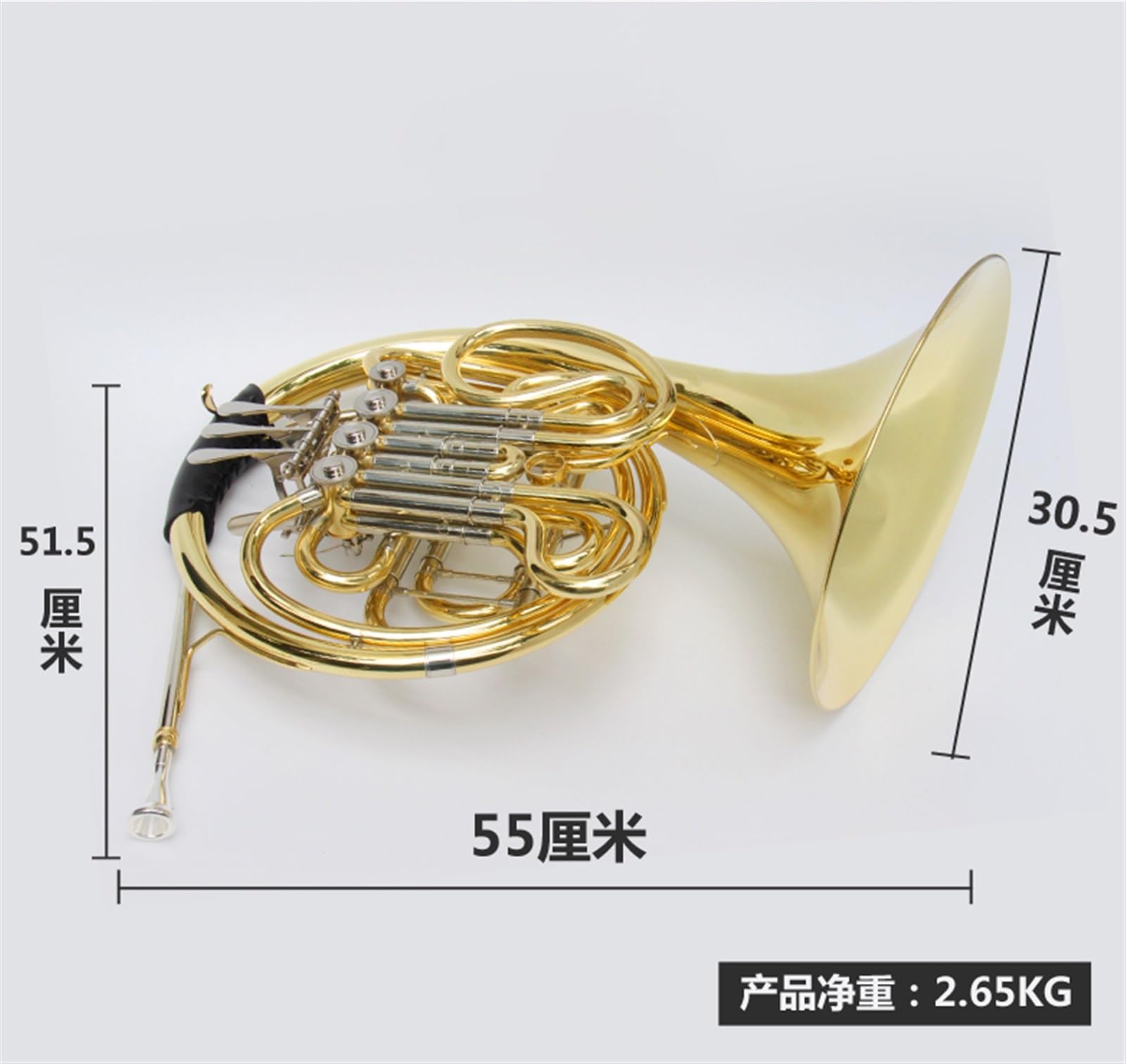 Amazon | 初心者トロンボーン フレンチホルン楽器 Bbキー Fキー 4キー