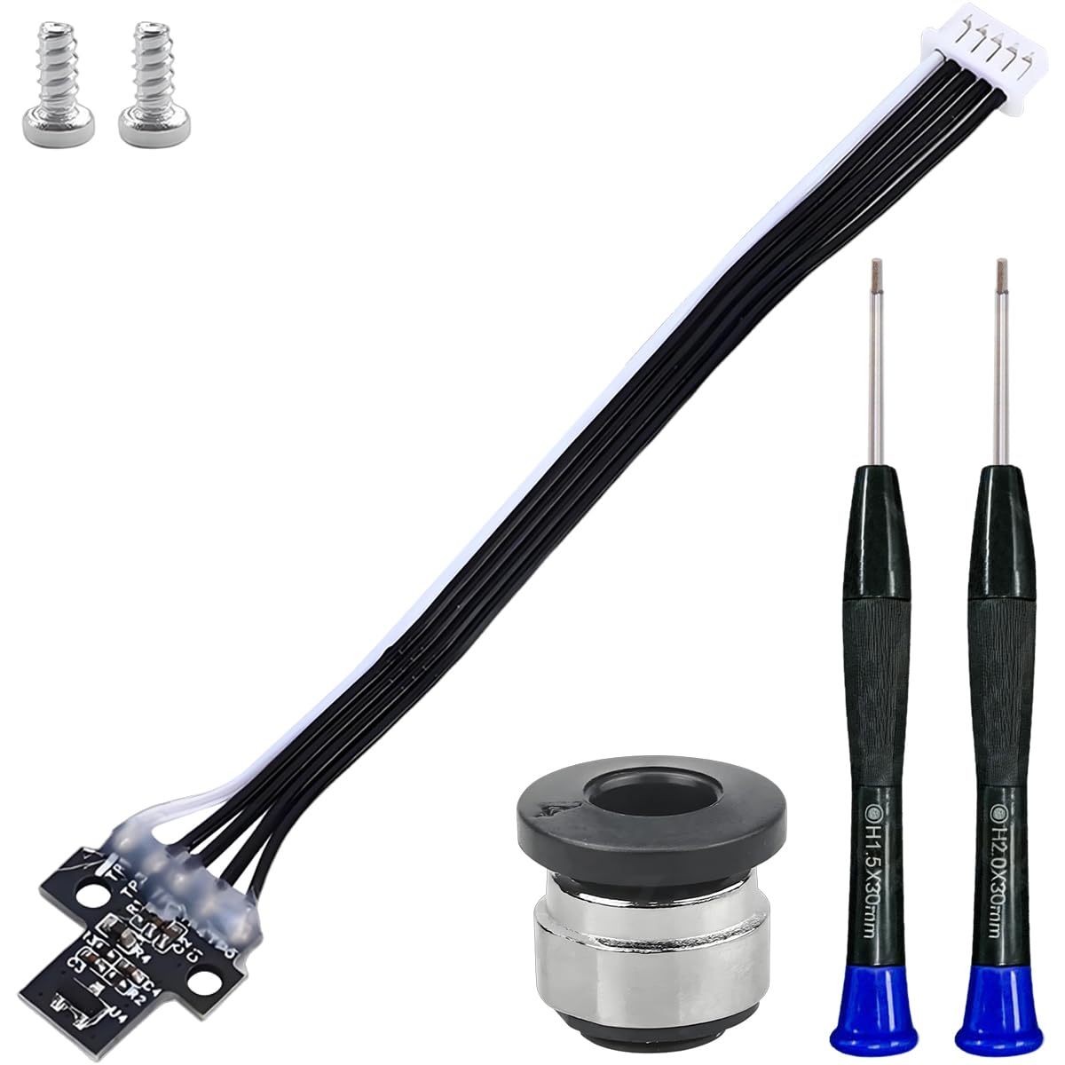 Sustitución del sensor de filamento del extrusor para impresoras 3D para Bambu Lab X1, X1C y X1E; conjunto de placa de interruptor Hall para la serie para Bambu X1