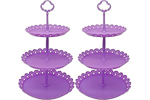 Sophisticated Purple Serving Tray: An Essence of Grace and Functionality