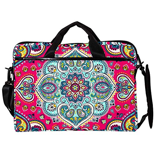 Bolso portátil 14 15 pulgadas diseño floral vintage para evitar golpes y arañazos