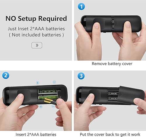 Miniatura 7 de Paquete de 2 controles remotos de repuesto para Roku Smart TV, compatible con TCL RokuHisense RokuOnn Roku Smart TV (no para Roku Stick y Box)