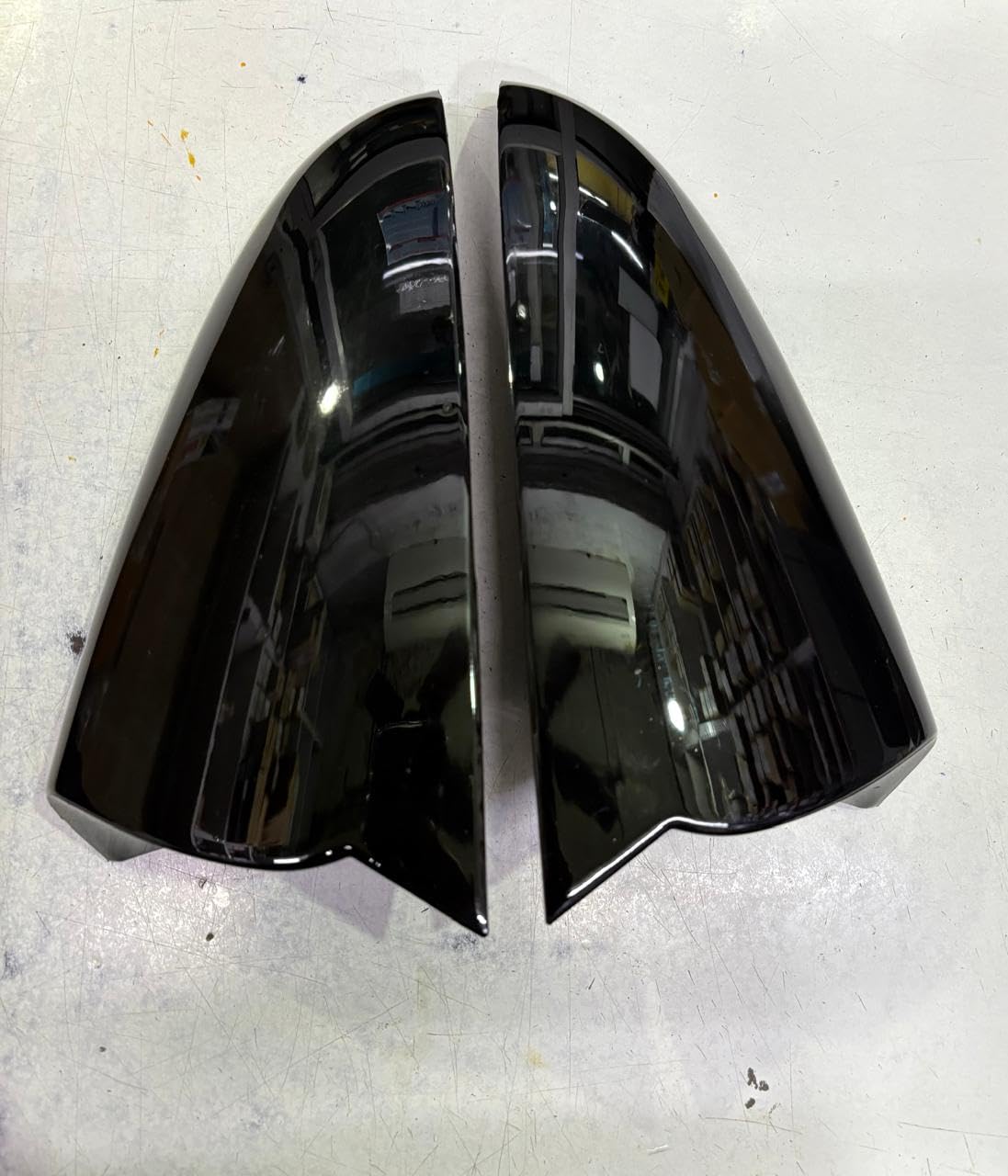 Carmart Mirror Covers wings type compatible for I 20 2020-24, Black Glossy set of 2(Mirror not included)-image-15