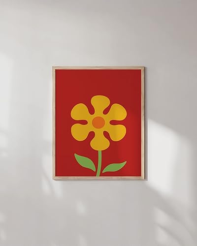 Miniatura 5 de HAUS AND HUES Póster de flores para habitación de adolescentes y niñas, arte de pared moderno, bonita decoración estética de dormitorio, póster de