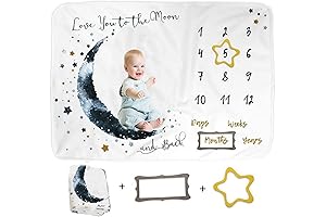 Personalized Baby Monthly Blanket, Capture Your Baby's Growth