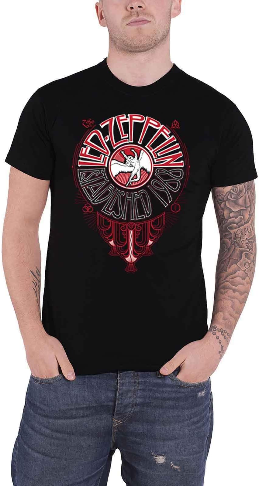 T-Shirt - Deco Circle for Men in Black